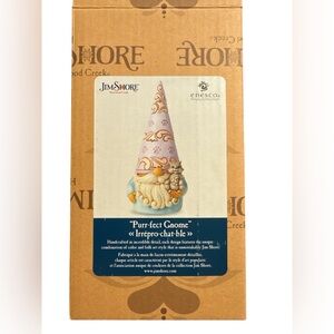 Jim Shore Heartwood Creek 2021 "PURR-FECT GNOME" Figurine, 6010290